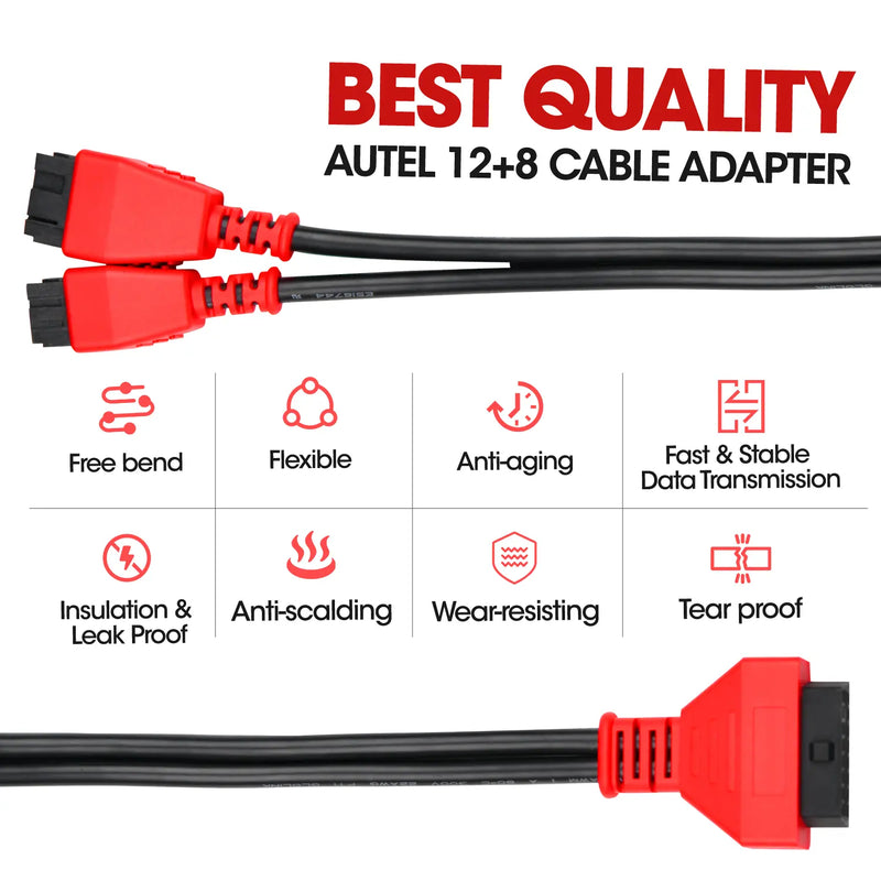 Autel OBD2 Adapter for Chrysler 12+8
