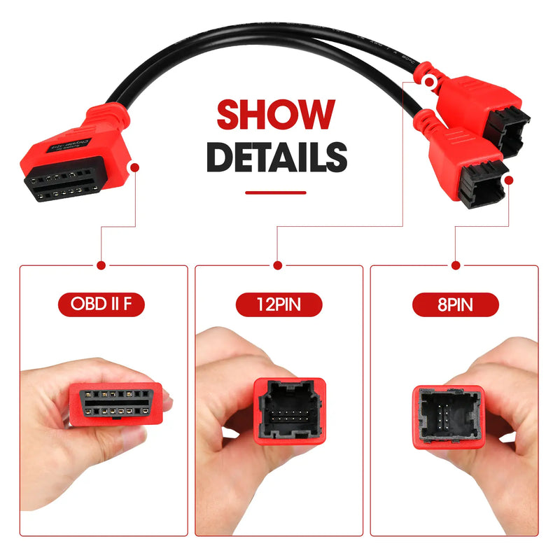 Autel OBD2 Adapter for Chrysler 12+8
