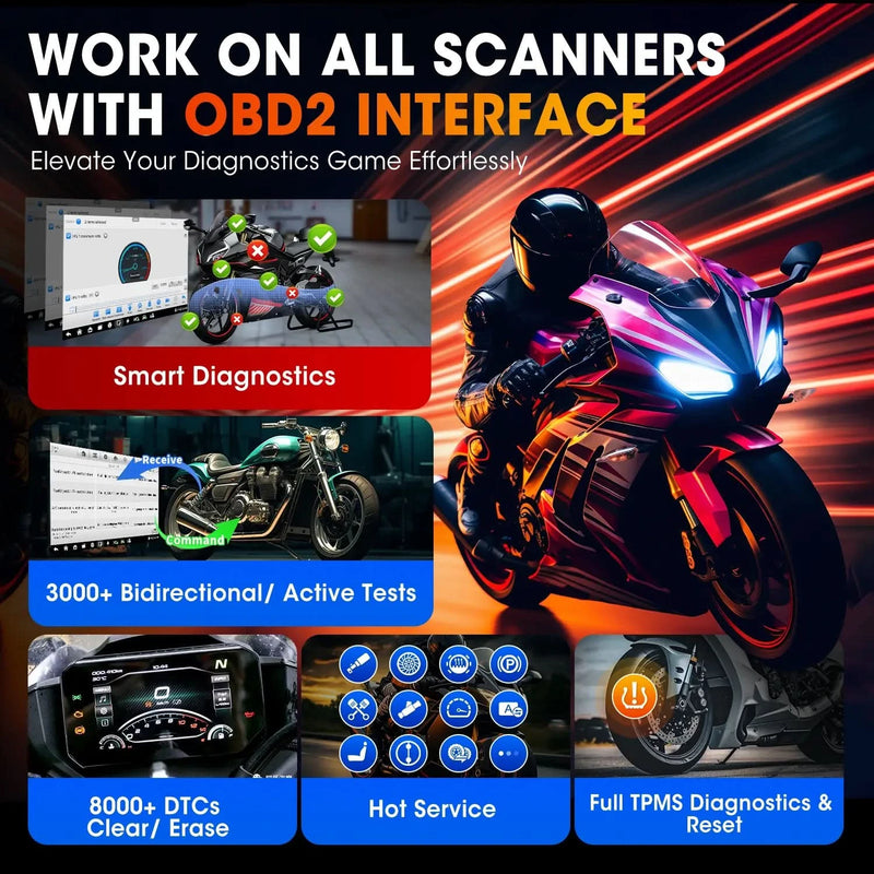 Aute 3Pin 4Pin 6Pin to 16Pin Cable |l Original OBD Diagnostic Cable Adapter | Stable Transmission | Real Time Engine Data Reading