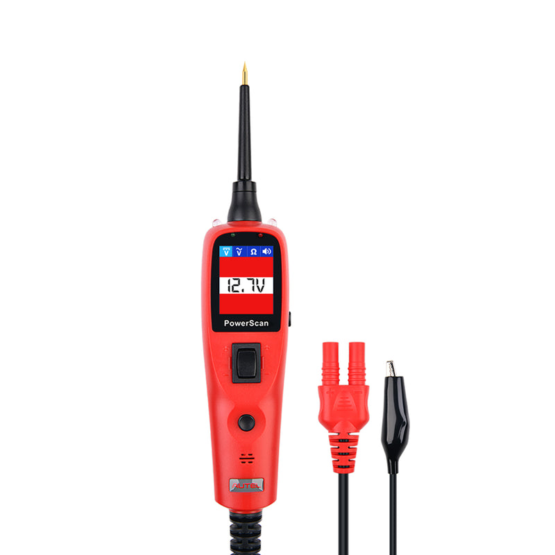 Autel PowerScan PS100 | Automotive Power Probe Circuit Tester, Universal 12V 24V Automotive Power Circuit Probe Kit with 20ft Extension Cable, AC/DC/Continuity/Probe/Signal Test, Activate Component Electrical System Tool
