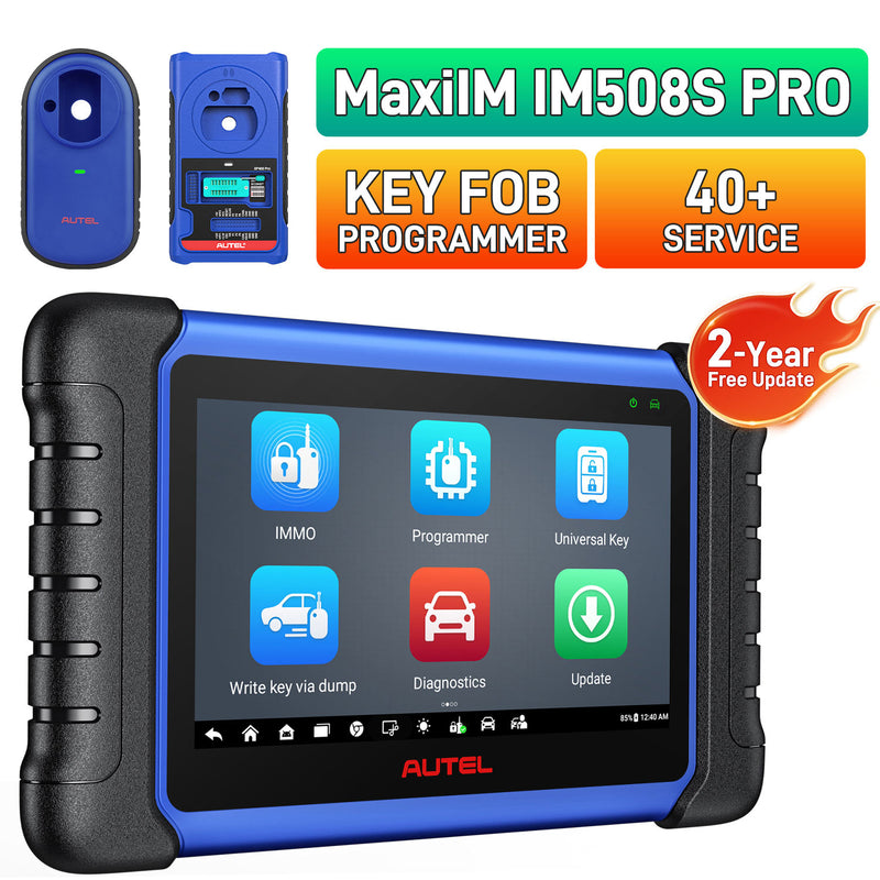 [2-Year Free Update] Autel MaxiIM IM508S Pro | Automotive Key Programming Tool | Comes with The XP400 Pro Key Programmer | OE-Level All Systems Diagnostics | 3000+ Active Tests | 40+ Reset Service | Upgrade of IM508S/IM508/KM100