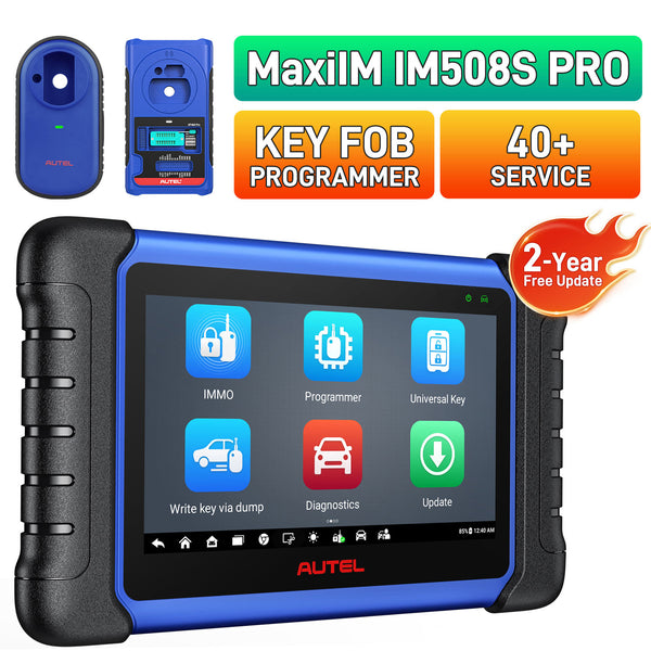 【2-Year Free Update】Autel MaxiIM IM508S PRO Automotive Key Programming Tool Comes with The XP400 PRO, OE-Level All Systems Diagnostics, 3000+ Active Tests, 40+ Service, Upgrade of IM508S/IM508/KM100