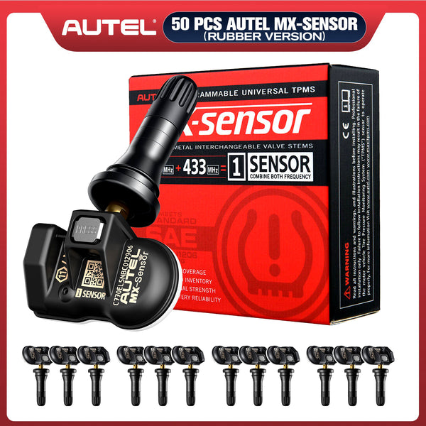 50 PCS Autel MX-Sensor Rubber Version