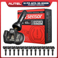 50pcs Autel TPMS MX-Sensor | 315MHz & 433MHz 2in1 Tire Pressure Sensors Programmable Universal Screw-in Rubber Stem Tire Sensor
