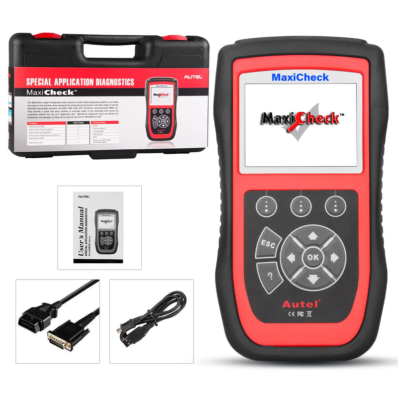 Autel Maxicheck Pro | ABS Brake Auto Bleeding OBD2 Scan Tool with Airbag, EPB, SAS, BMS, Oil Reset Services for Specific Vehicles