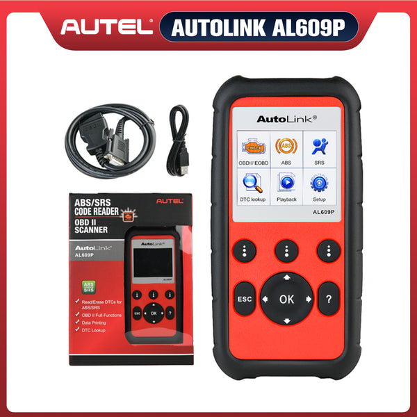 Autel AutoLink AL609P OBD2 Code Reader ABS Airbag Scan Tool