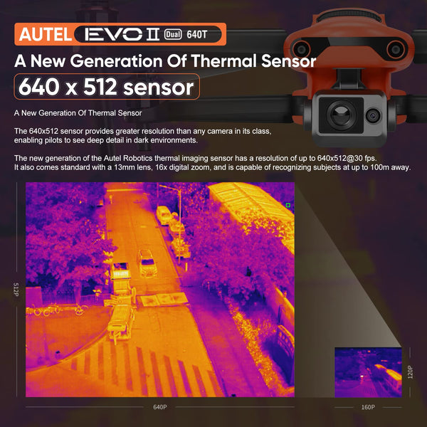 Autel Robotics EVO II DUAL 640T 640*512 sensor