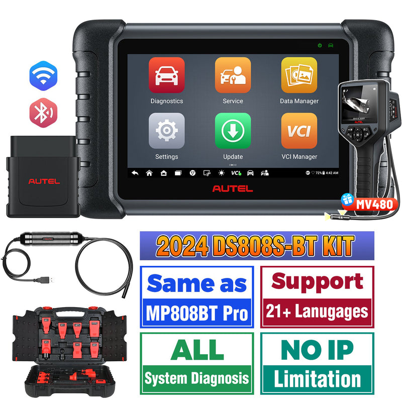 Autel MaxiDAS DS808S-BT KIT with MV480 & MV108S