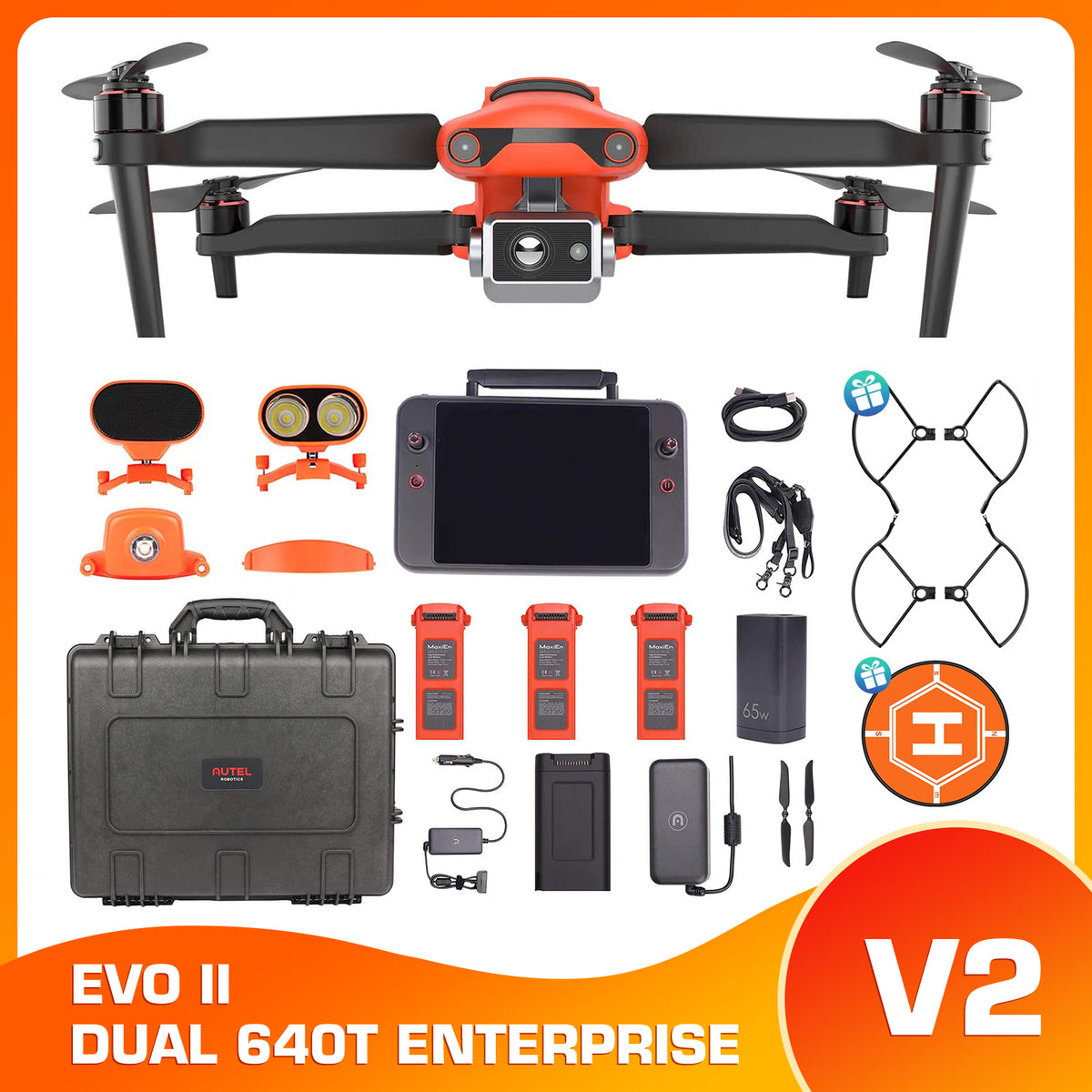 Autel Robotics EVO II Dual 640T Infrared [V2] Thermal Drone