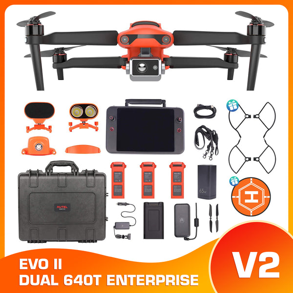 Autel Robotics EVO II Dual 640T Infrared [V2] Thermal Drone Enterprise Rugged Bundle