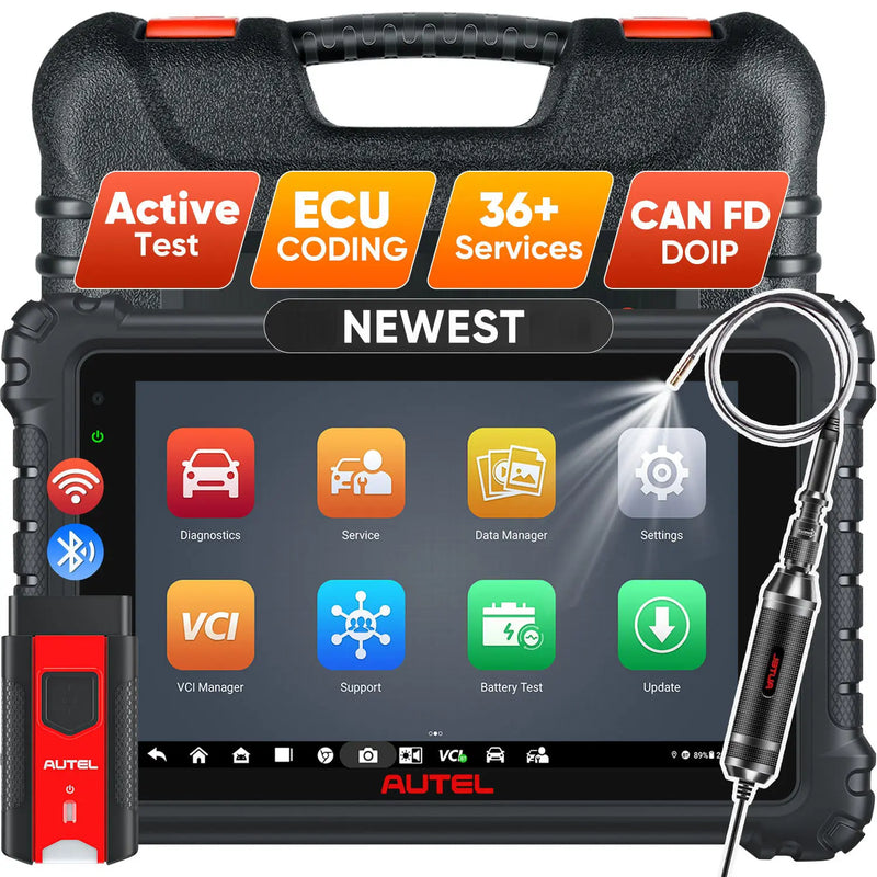Autel MaxiCOM MK906S Pro | Upgraded of MS906 Pro/MK906BT/MK906 Pro Diagnostic Tool | Advanced ECU Coding | Bi-Directional Control | 36+ Services