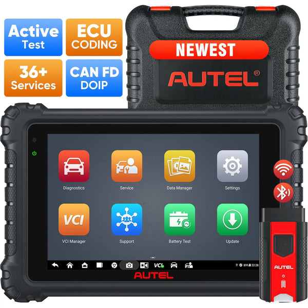 Autel MaxiCOM MK906S PRO Scanner | Upgraded of MS906 Pro/MK906BT/MK906 Pro Diagnostic Tool | Advanced ECU Coding | Bi-Directional Control | 36+ Services