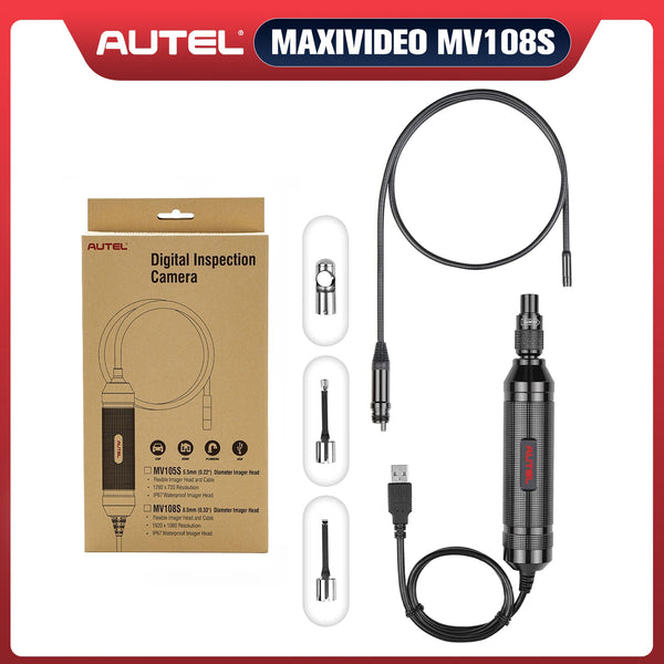 Autel MaxiVideo MV108S 8.5mm Endoscope Camera Digital Inspection Camera For MaxiSys Tablet Kit
