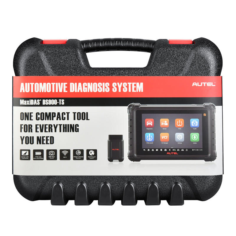 Autel MaxiDAS  DS900TS | Wireless TPMS Diagnostic Tool, Full TPMS Functions, All Systems Diagnostics, Bi-Directional Control, Advanced ECU Coding, 40+ Service, Updated of MS906 PRO-TS/MK906 PRO-TS