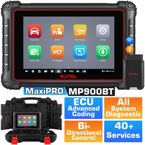 Autel MaxiPRO MP900BT/MP900Z-BT Automotive Full System Diagnostic Scanner