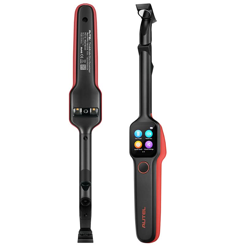 Autel MaxiTPMS TBE200(E) | Laser-Enabled Tire Tread Depth & Brake Disc Wear Examiner, 2025 Top Laser Uneven Wear Analysis Tool, Dual Camera, 0.1mm High Accuracy, Real-time Data