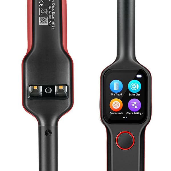 Autel MaxiTPMS TBE200 (E) Laser-Enabled Tire Tread Depth & Brake Disc Wear Examiner, 2025 Top Laser Uneven Wear Analysis Tool, Dual Camera, 0.1mm High Accuracy, Real-time Data