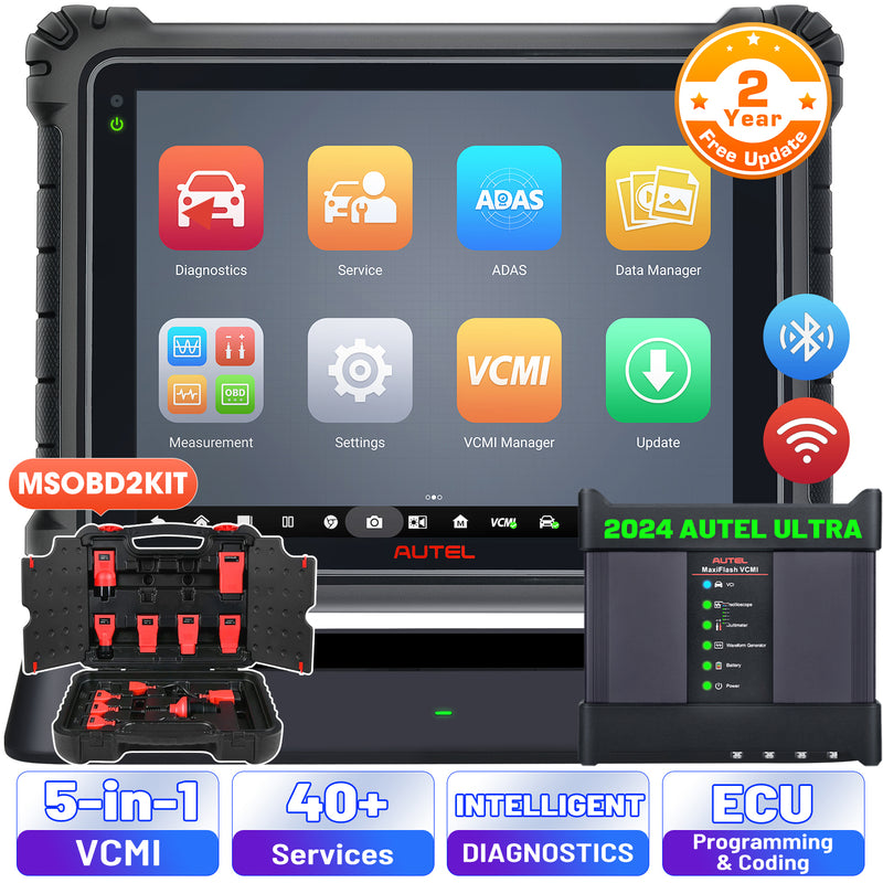 [2-Year Free Update] Autel MaxiSys Ultra with MSOBD2KIT