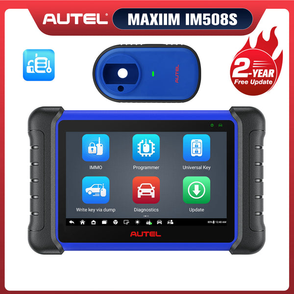 【2-Year Free Update】Autel MaxiIM IM508S Key Fob Programming Tool with XP200 Programmer, All System Diagnostic Scan, Bi-Directional Control, 30+ Service, Upgrade of IM508/KM100