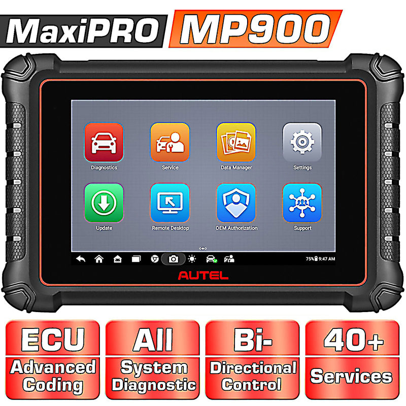 Autel MaxiPRO MP900 | Same as MP900E All System Diagnostic Scanner with Android 11.0, ECU Coding, Bi-directional Control, Upgraded Ver. Of MP808S/DS808S