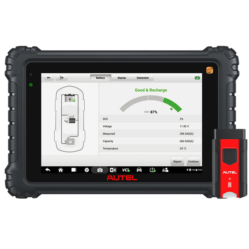 Autel Maxisys MS906 Pro-TS | OBD2&TPMS Diagnostic Scanner | 2025 Newest All Systems Diagnostics | Bi-Directional Control |36+ Services | Online ECU Coding | Upgraded Ver. of MS906TS