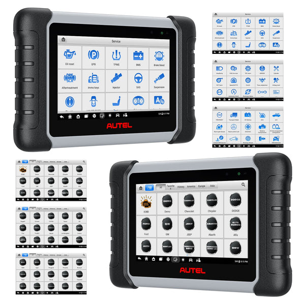 Autel MaxiCOM MK808S/MK808Z Automotive Diagnostic Scanner with Android 11.0, All System Diagnostics, 28+ Service, 3000+ Active Test, NO IP Limitation, 2025 Upgraded of MK808/MX808