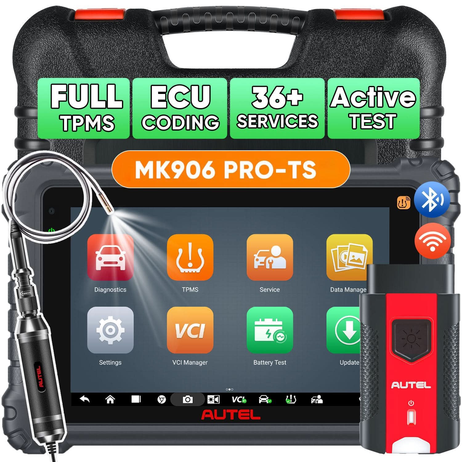 Autel Maxicom MK906Pro TS Car Diagnostic Scanner & TPMS Tool
