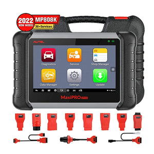Autel MaxiPro MP808K Automotive Diagnostic Scan Tool with Bi-directional Control and Full Set Conneter (Upgraded Ver. of MP808, DS808)