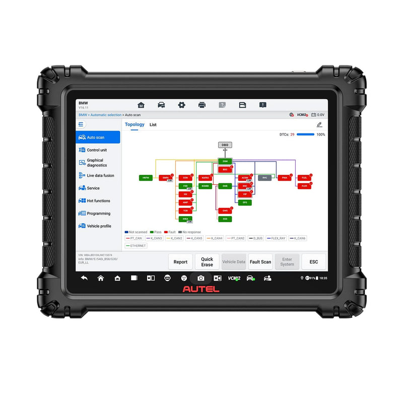 Autel MaxiSys Ultra S2 | 2025 Newest Flagship Diagnostic Scanner |  With AI, 6-IN-1 VCMI2, Topology 3.0, Enhanced Oscilloscope, 48+ Services, Upgraded from Autel Ultra (US Shipping Only)