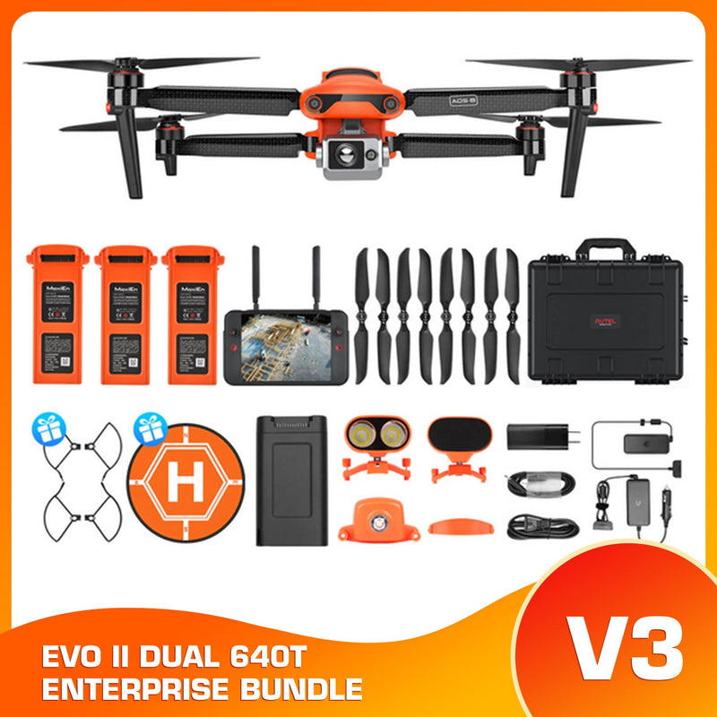 Autel Robotics EVO II Dual 640T Thermal Drone Enterprise Bundle [V3]