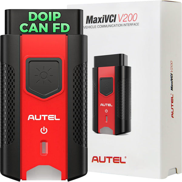 Autel MaxiVCI V200 VCI200 Wireless OBD2 Connector Adapter, Car Communication Interface, Work with Autel Diagnostic Scanners MS906 PRO/ MS906 PRO-TS, MK906 PRO/MK906 PRO-TS, ITS600, KM100/ BT608/ BT609