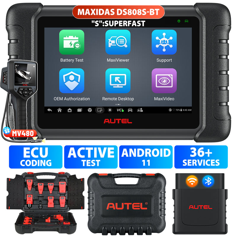 Autel MaxiDAS DS808S-BT KIT with MV480