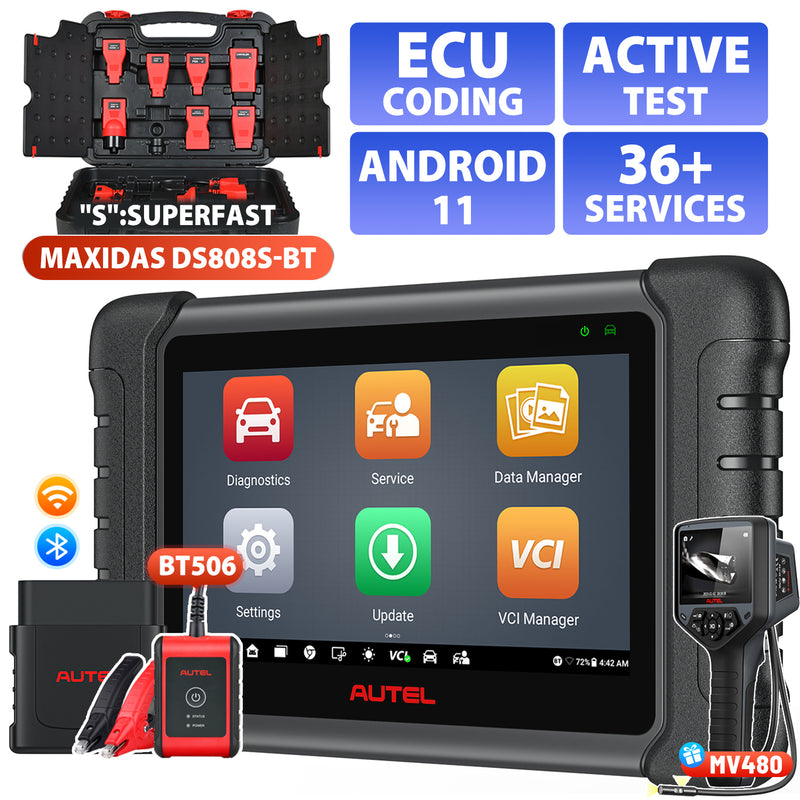Autel MaxiDAS DS808S-BT KIT with MV480 & BT506