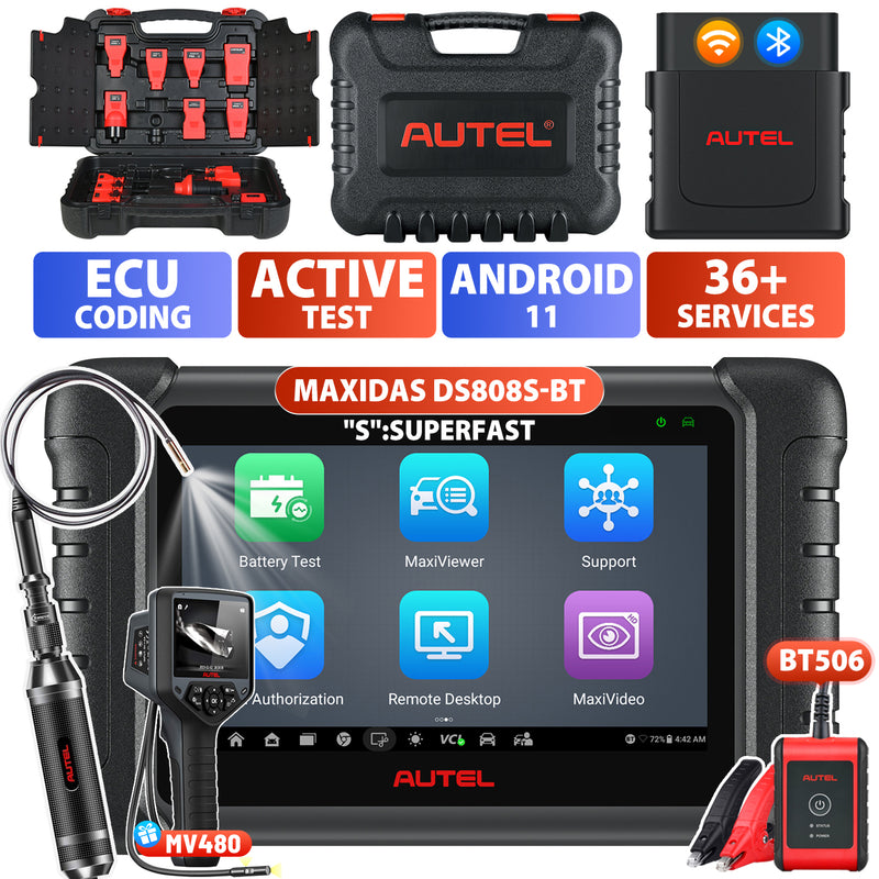Autel MaxiDAS DS808S-BT KIT with MV480 & MV108S & BT506