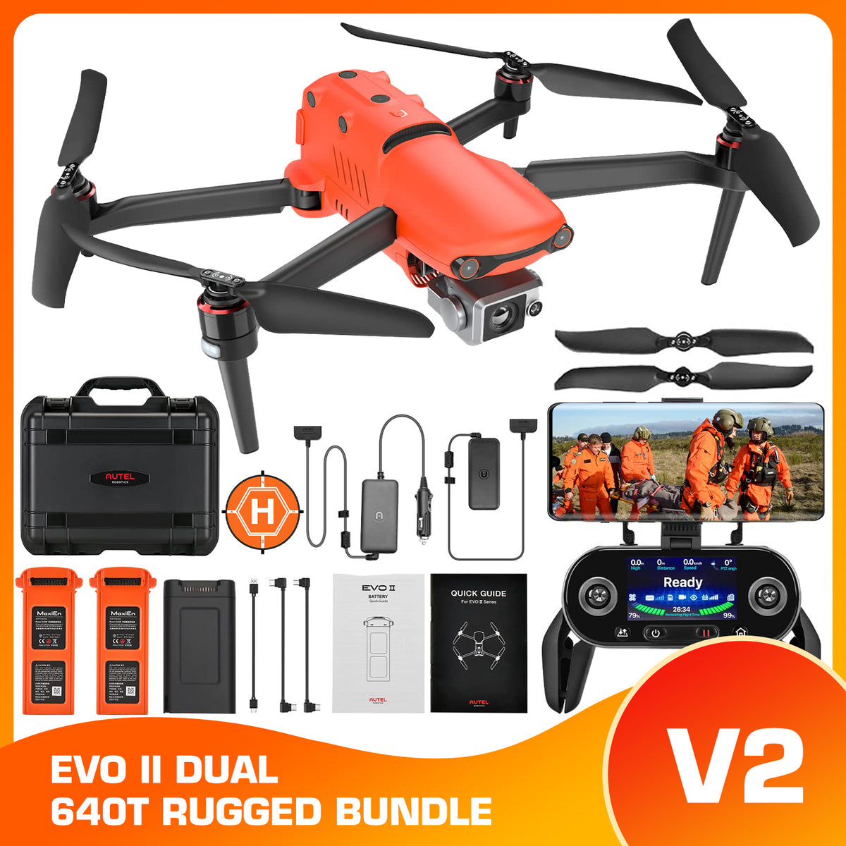 Autel Robotics EVO II DUAL 640T Rugged Bundle [V2] — obdprice