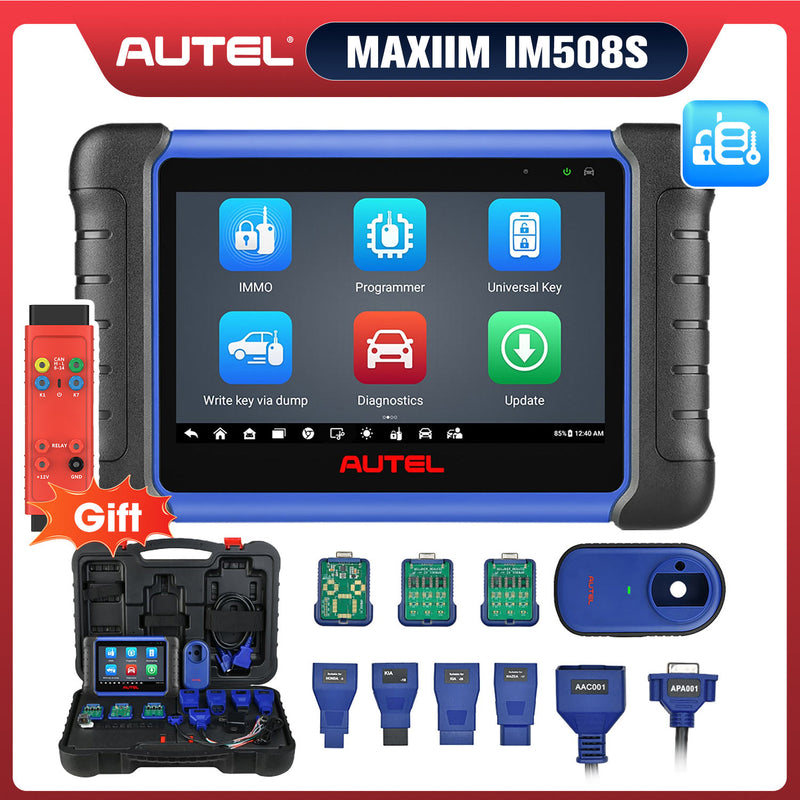Autel MaxiIM IM508S | Key Fob Programming Tool with XP200 Programmer, All System Diagnostic Scan, 30+ Service, 2025 Upgraded IM508, and Free Autel G-BOX3