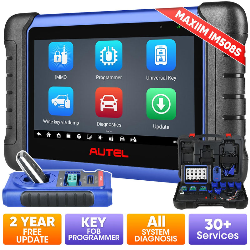 [2-Year Free Update]Autel MaxiIM IM508S | Key Fob Programming Tool with XP200 Programmer, All System Diagnostic Scan, Bi-Directional Control, 40+ Service, Upgrade of IM508/KM100