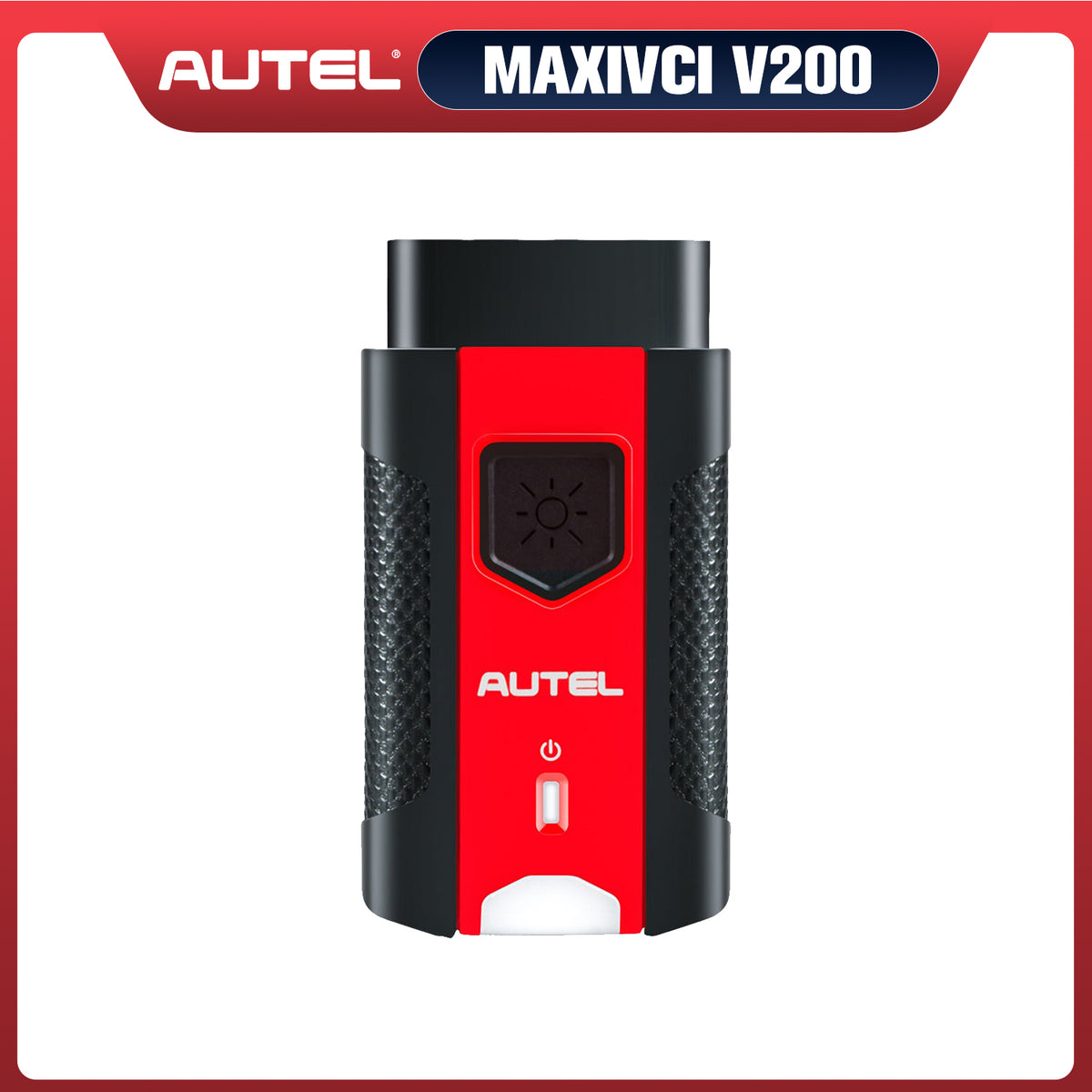 Autel MaxiVCI V200 VCI200 Wireless OBD2 Connector Adapter, Car