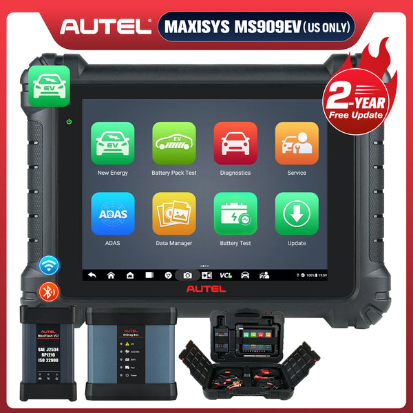 【2-Year Free Update】Autel Maxisys MS909EV Intelligent EV Diagnostics Scanner 