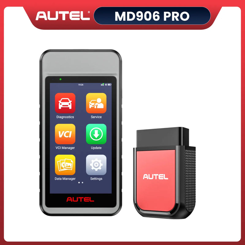 Autel MaxiDiag MD906 Pro | 2025 Newest Professional Scan Tool | Enhanced Mode 6 Diagnostics | All System AutoScan | Support 11 service functions | Support OBDII protocols & all 10 OBDII test modes