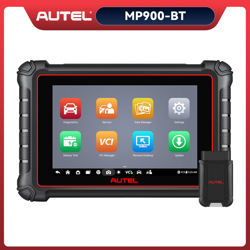 Autel MaxiPRO MP900-BT | Same as MP900Z-BT | Automotive Full System Diagnostic Scanner | Advanced ECU Coding | Bi-Directional Control | 40+ Services | Upgraded Ver. Of MP808BT/MP808BT PRO