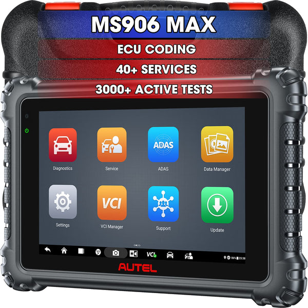 Autel Maxisys MS906 Max | Professional Diagnostic Scanner with Bluetooth VCI | Advanced ECU Coding | 40+ Reset Services | CAN FD & DoIP | Auto Scan 2.0 | Bi-Directional Control | Upgrade of Autel MS906 PRO/MS906BT