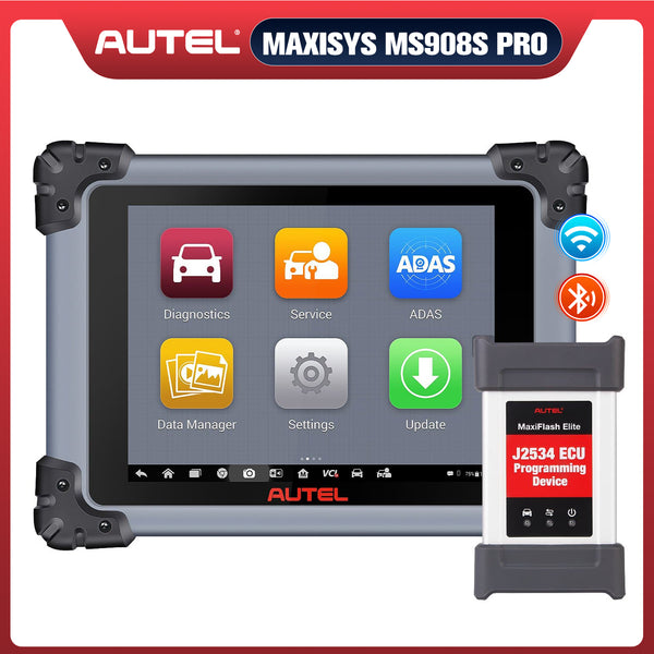 Autel MaxiSys MS908S Pro 2 Years Free Update Diagnostic Scan Tool with  J2534 ECU Programming