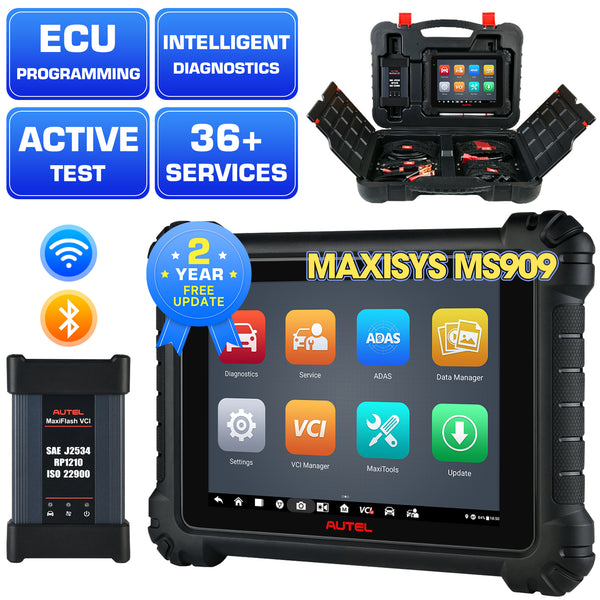 [2-Year Free Update] Autel MaxiSys MS909 Intelligent Diagnostic Scanner