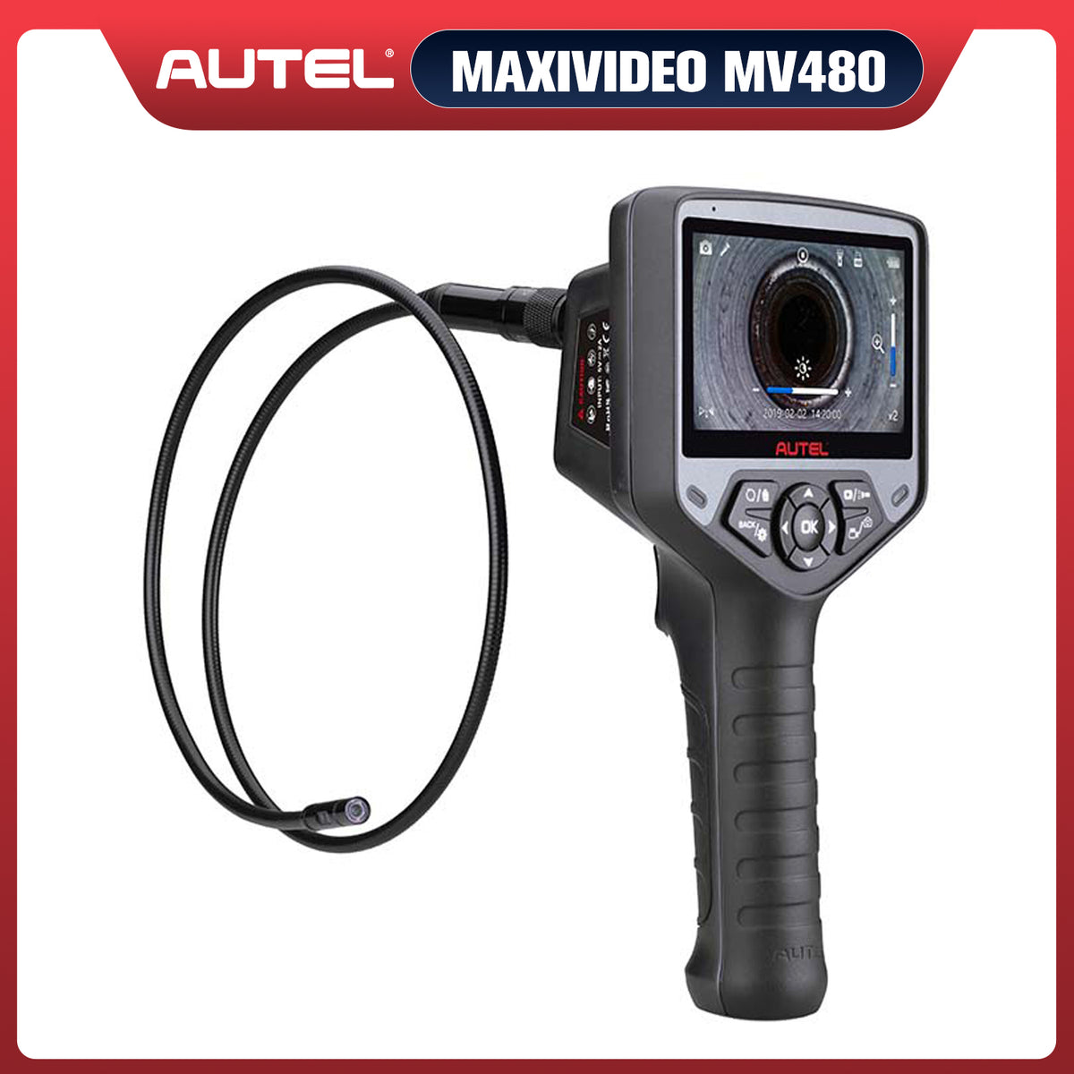 Autel Maxivideo MV480 Videoscope Digital Inspection Dual-camera
