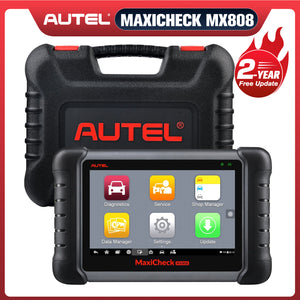 MX808 Diagnostic Scan Tool, Bi-Directional Control Scanner with 2023 Newest 28+ Services, All Systems Diagnosis, and Active Test [Upgraded of MaxiCOM MK808/MK808S/MK808Z]