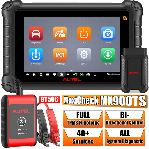 Autel MaxiCheck MX900TS MX900-TS All System Diagnostic Scanner with BT506