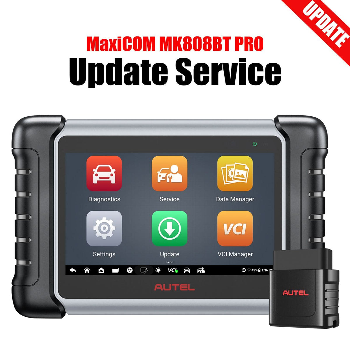 Autel MaxiCOM MK808BT PRO One Year Software Update Service — obdprice
