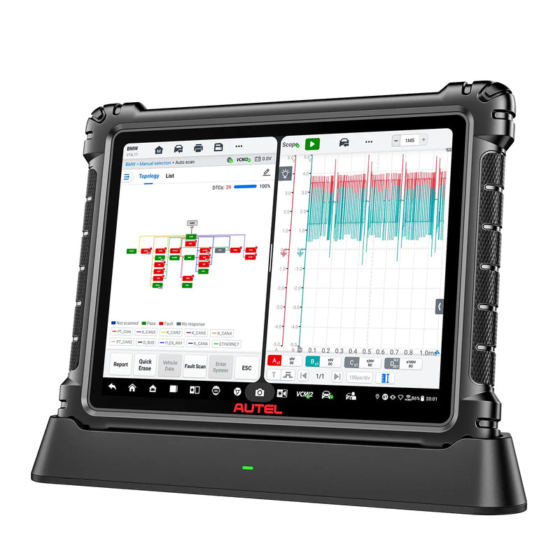 autel maxisy ultra s2 ev main page