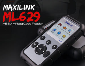 Autel MaxiLink ML629 OBD2 Scanner, ABS SRS Engine Transmission Diagnostic Scan Tool, Same as AL629 for DIYers Professionals